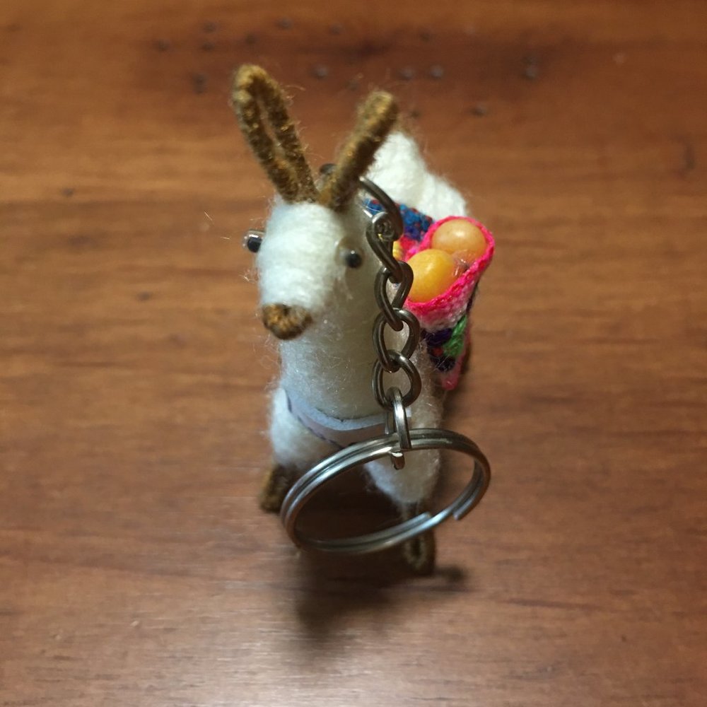 Alpaca Keychain
